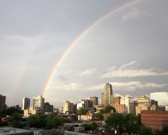 Double Rainbow in Montreal